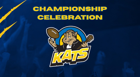 KATS CELEBRATE AF1 ARENA CROWN TITLE TUESDAY AT DOWNTOWN COMMON AREA