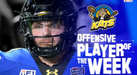 KATS QUARTERBACK KULKA NAMED AF1 OFFENSIVE PLAYER OF THE WEEK FOR WEEK 5