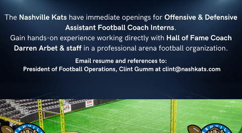 Nashville Kats Internship Opportunity