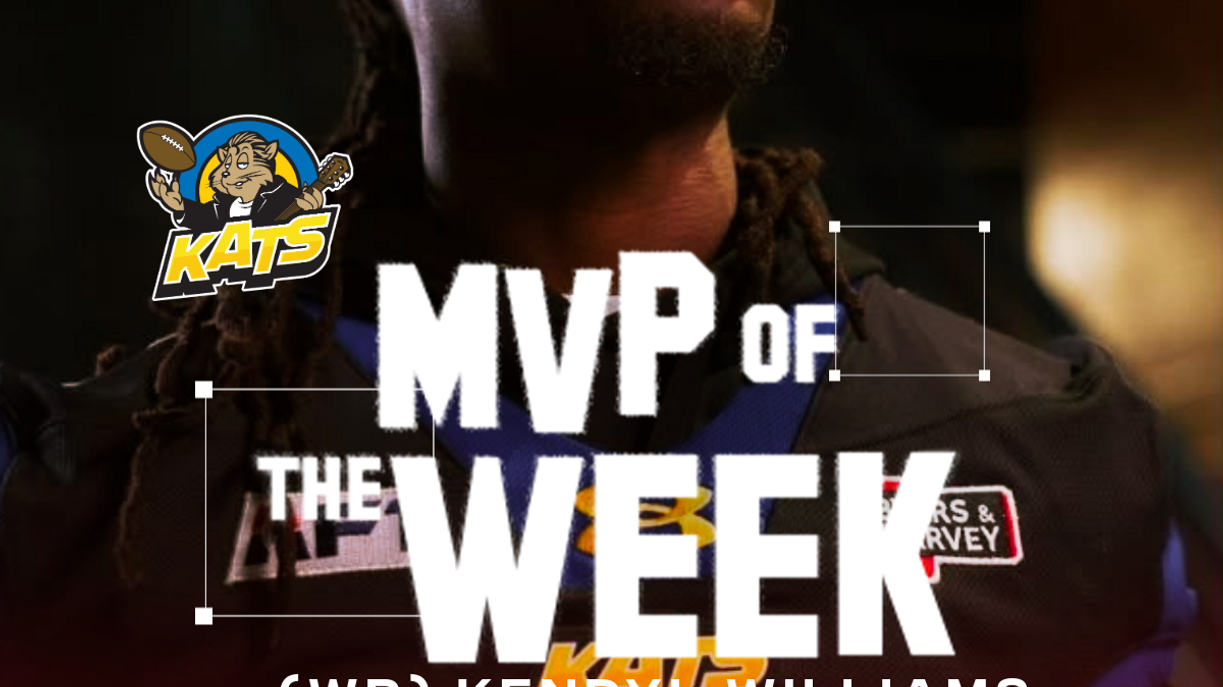 KATS WIDE RECEIVER WILLIAMS NAMED AF1 MOST VALUABLE PLAYER FOR WEEK 9 ...