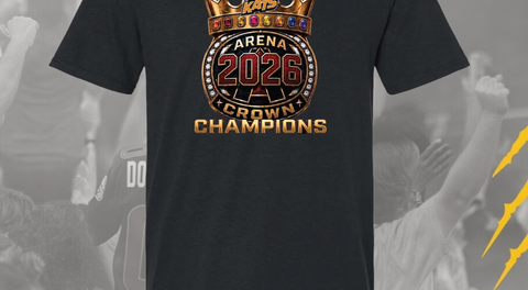 COMMEMORATIVE AF1 ARENA CROWN CHAMPIONSHIP T-SHIRTS NOW AVAILABLE FOR PURCHASE