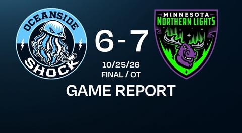 Game Report: Northern Lights Get OT Win Again To Sweep Two-Game Series
