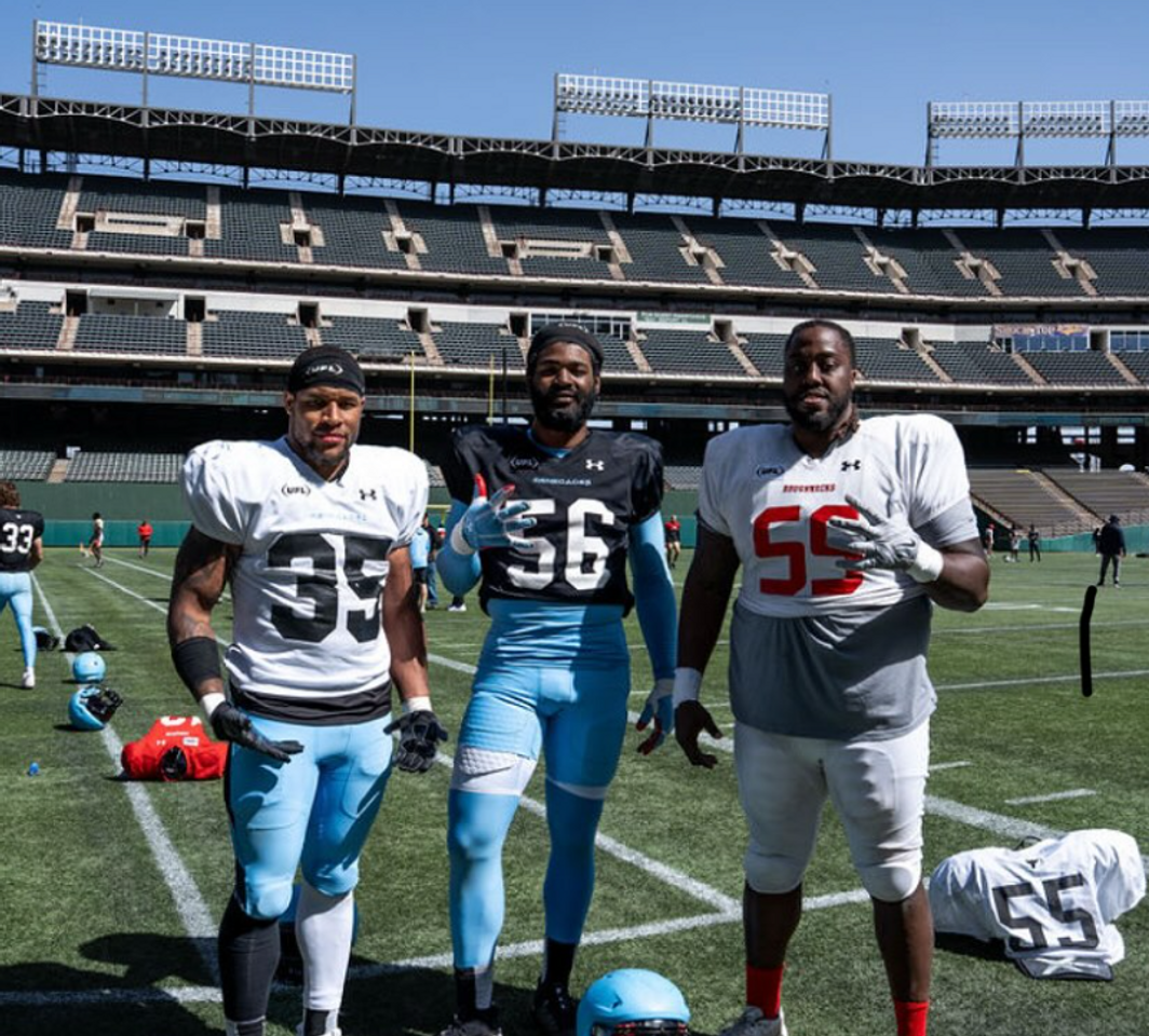 Pictured (Left to Right): Vincent DiLeo, Marquise Lawson-Greenwood, Sean Brown