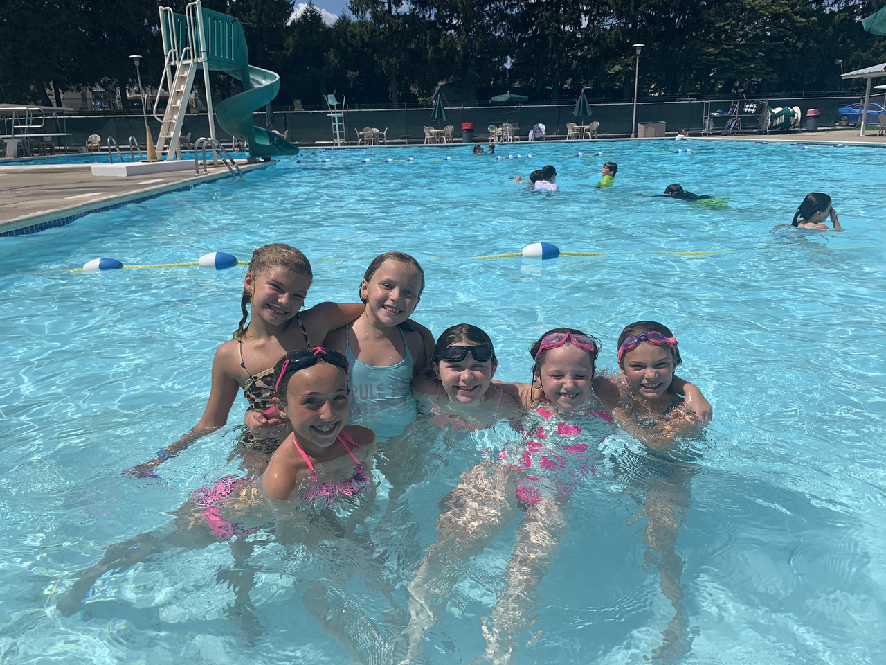Swimming at Drexel Swim Club at Camp Marple