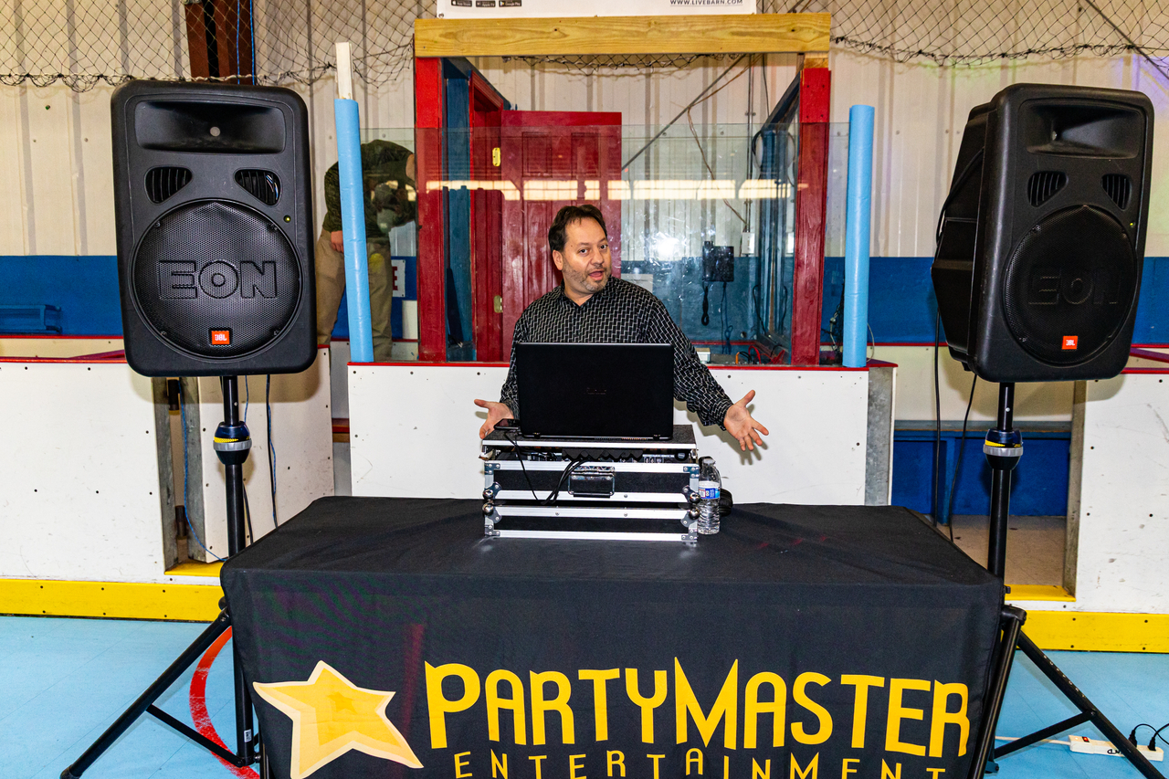 DJ Kyle From Party Masters Entertainment at Marple Sports Arena