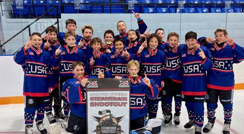 12U (2013) Team ~ 2025 Quinton Byfield Steamtrain Shootout Champions!