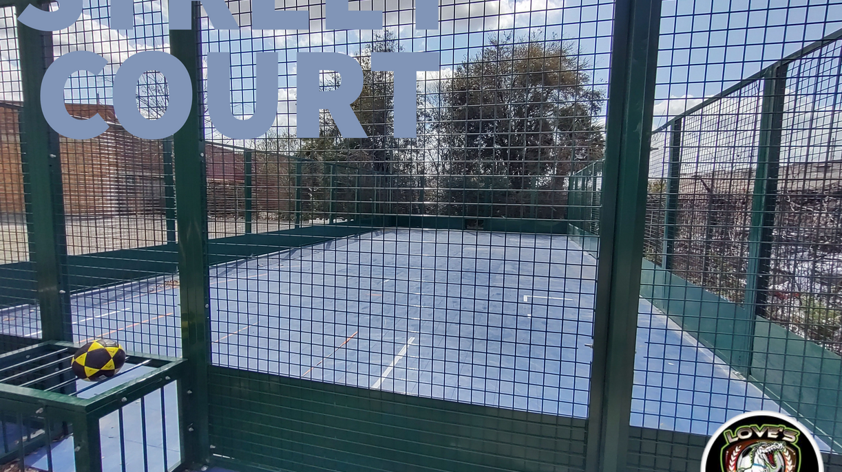 News Street Court is ready for play! Love's Soccer Club