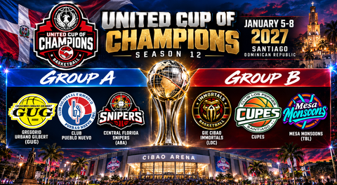 United Cup of Champions Sets 6-Team Field for Season 12: Santiago, Dominican Republic