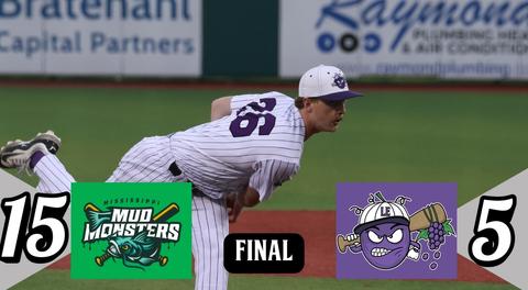 Crushers Get Upended in Mississippi, Finale Tomorrow