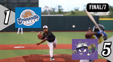 Edwin Sanchez Dazzles, Crushers Split Doubleheader with Evansville
