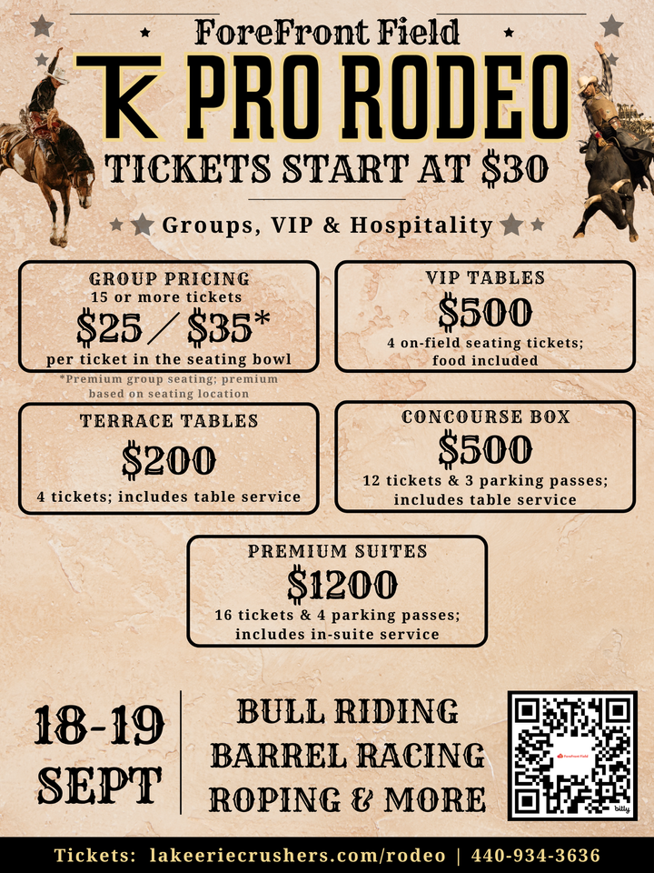 rodeo ticket options