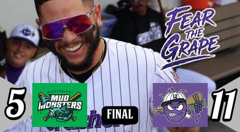 Crushers Send Monsters Into the Mud Early, Come Out Victorious 11-5