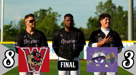 Crushers Claw Back Late But Fall Short Against Wild Things