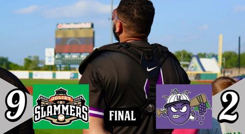 Crushers Blitzed by Slammers in Homestand Opener
