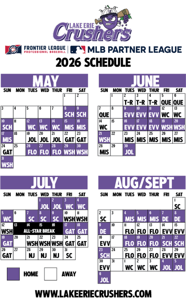 Printable Schedule