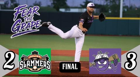 Crushers Newcomers Pitch to 3-2 Win Over Slammers