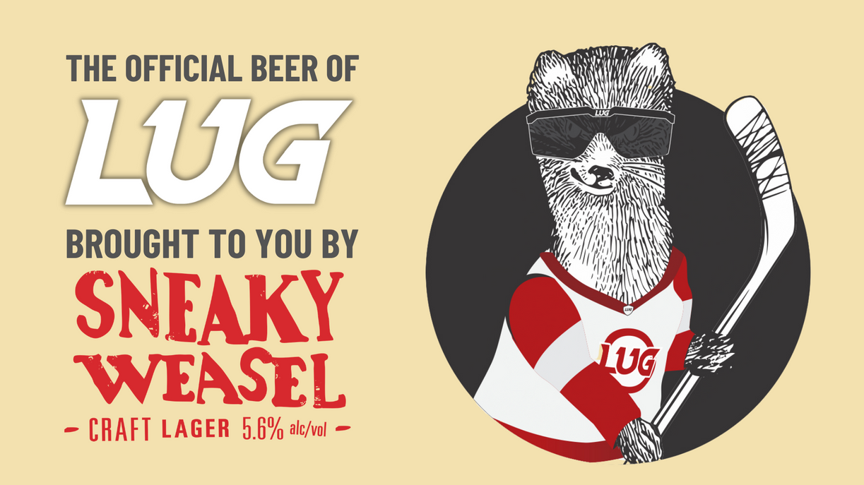News Sneaky Weasel is now the Official Beer of LUG LUG Sports