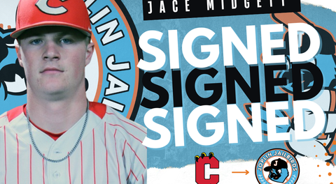 Jace Midgett signed with the 2026 Joplin Jailbirds