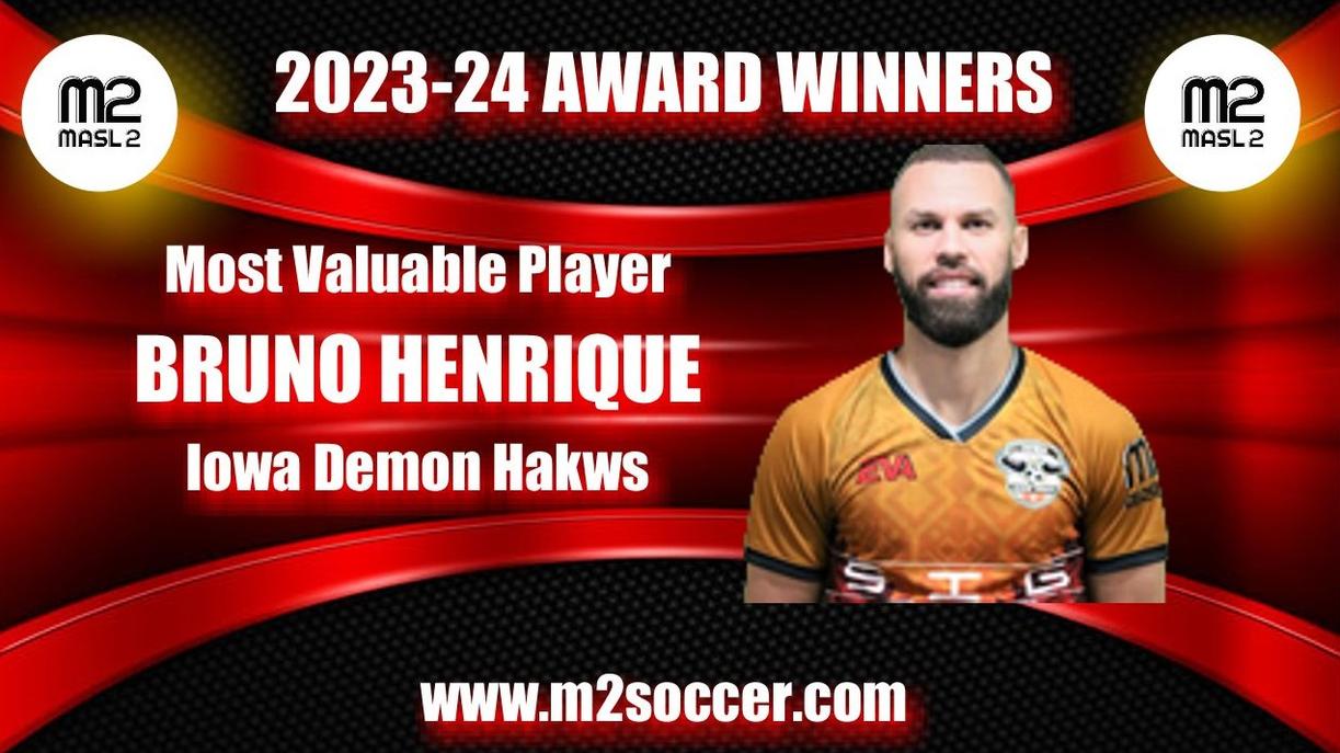 News: Bruno Henrique named Major Arena Soccer League 2 MVP for 2023-24 ...