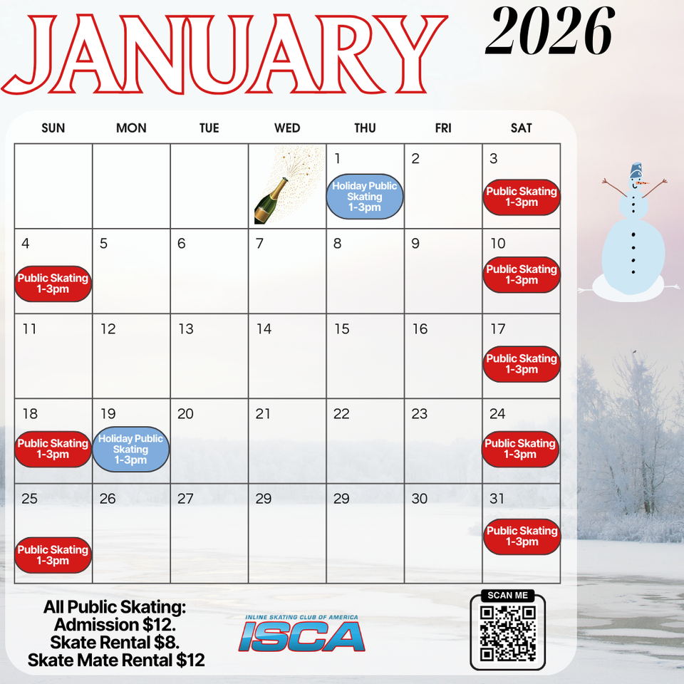 January Public Skating