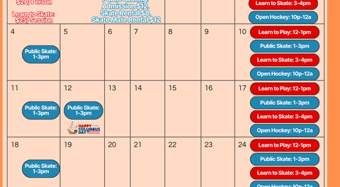 October Events Schedule