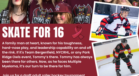 Join us for a great one night tournament June 20! Skate for 16!