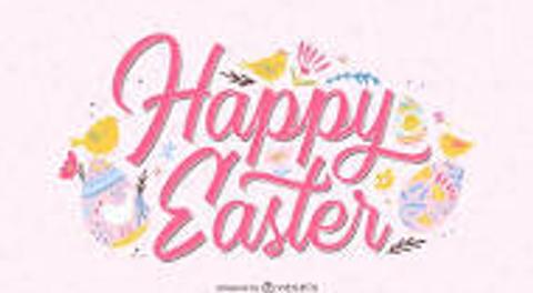 Happy Easter! We will be closed Sunday April 5