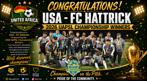 USA – FC Hattrick Crowned 2026 UAPSL Championship Winners
