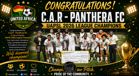 Panthera FC Crowned 2026 UAPSL League Champions
