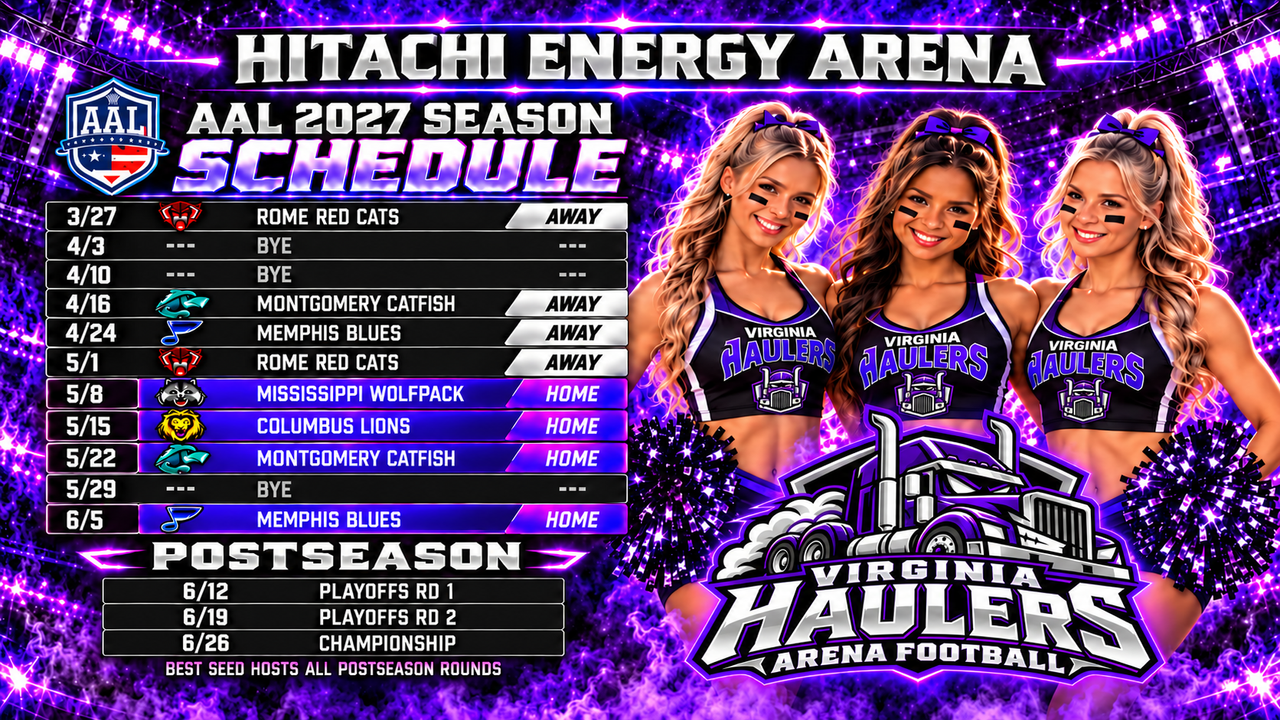 AAL 2027 Schedule