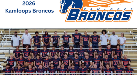 Your Kamloops Broncos 2026 team