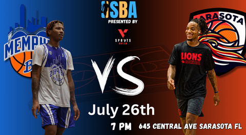 SBA Basketball Memphis Blues vs Sarasota Lions