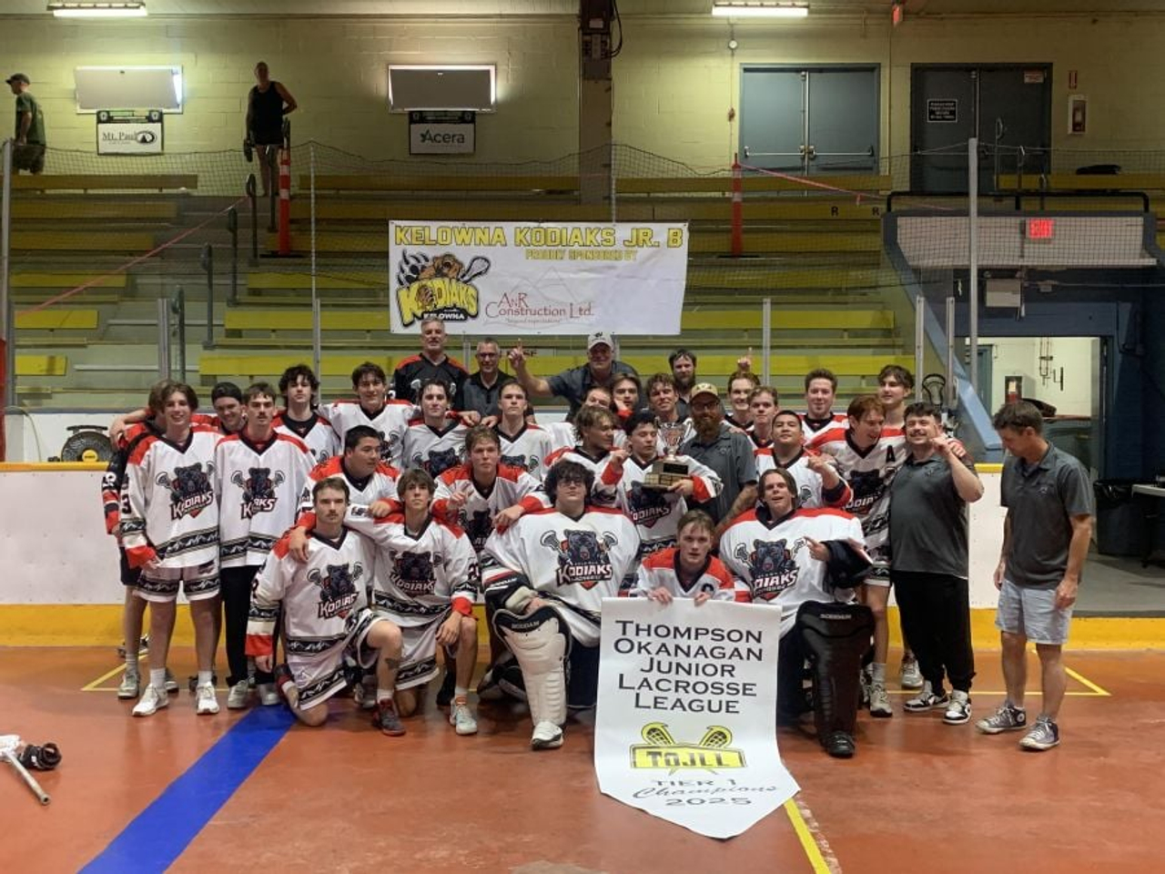 2025 YOJLL Champions - Kelowna Kodiaks
