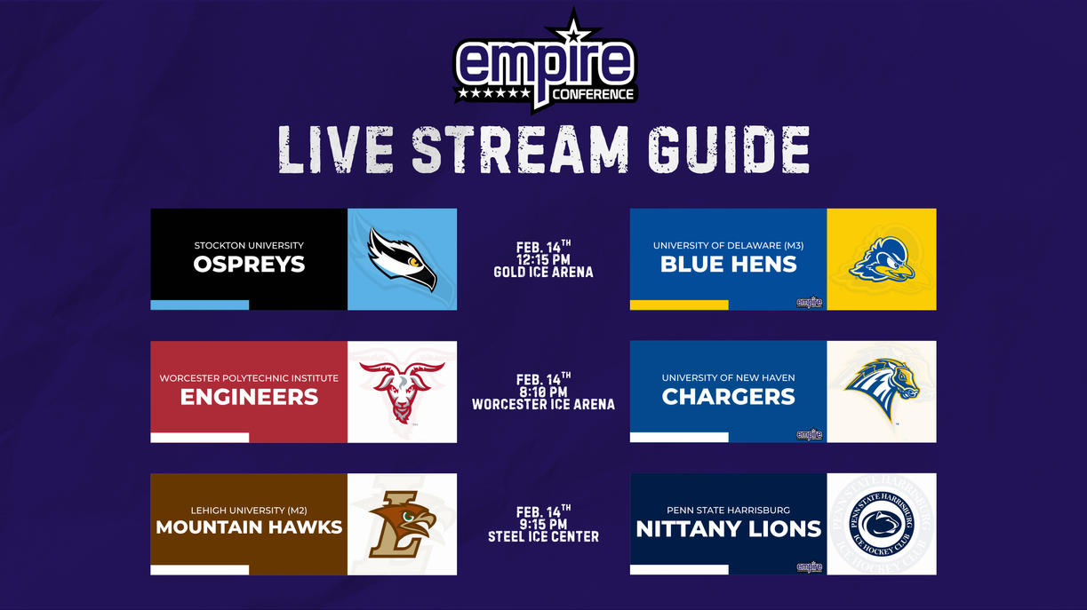 Echc News: ECHC Live Stream Guide - February 14th, 2026 - Empire Collegiate ...