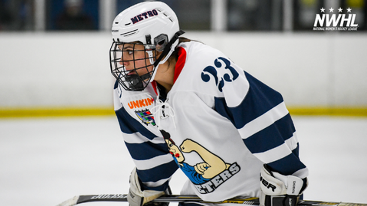 RIVETERS IN PLAYOFFMODE AS THEY PREPARE FOR REGULAR SEASON FINALE Metropolitan Riveters
