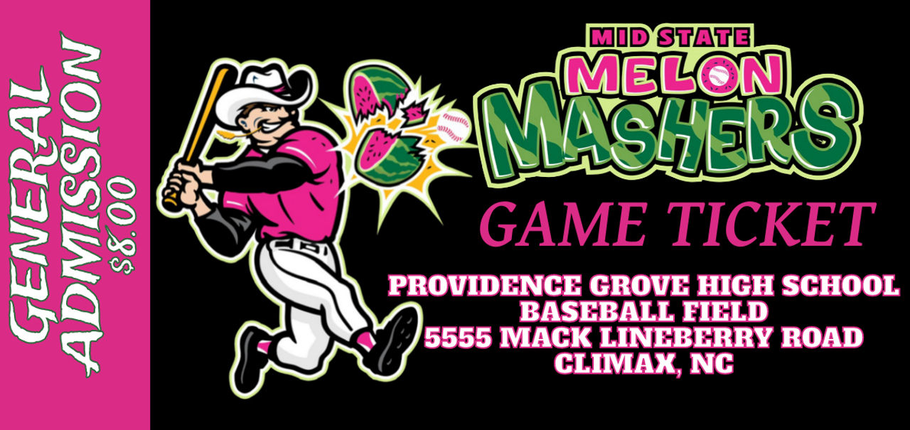 Mashers Ticket Template