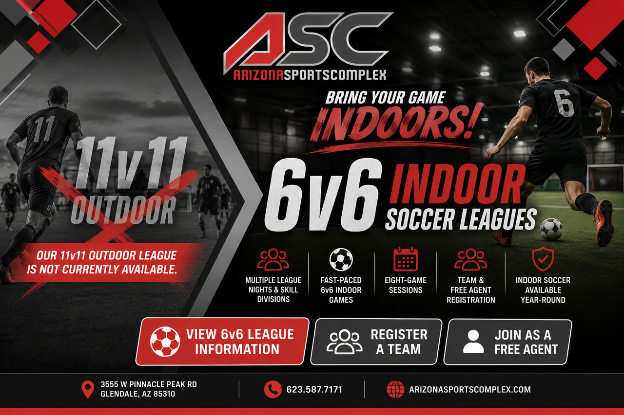 Adult 6v6 Soccer League in Glendale