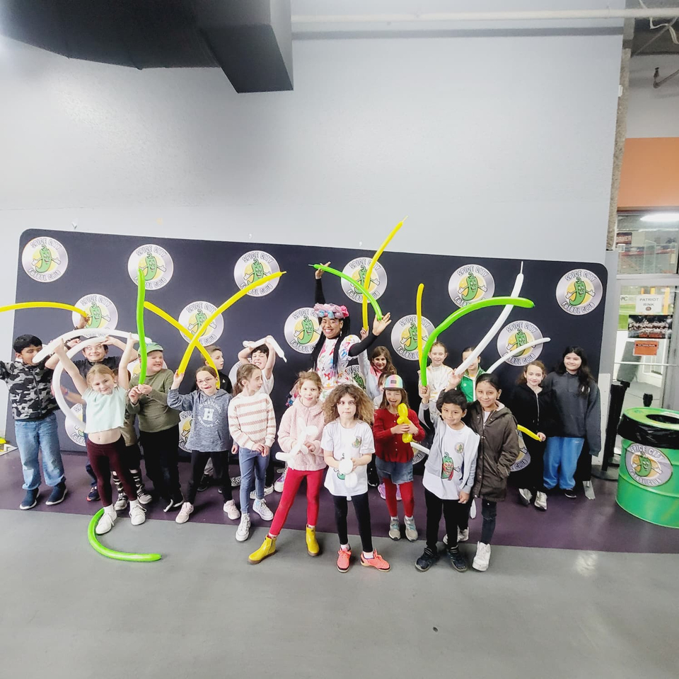 Kids gruop celebration