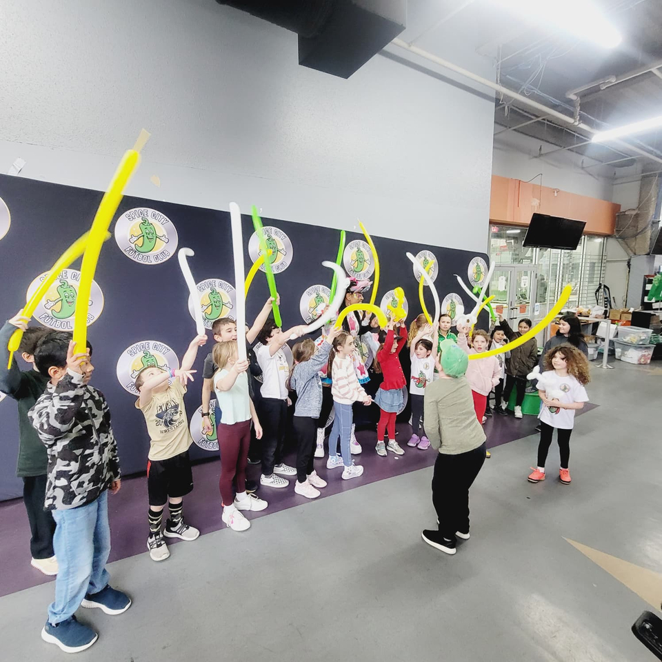 Group of happy children