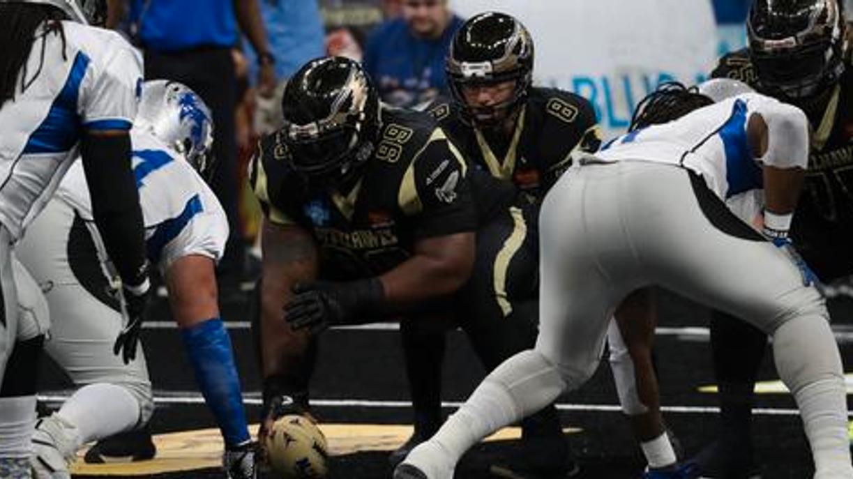 LIONS SIGN VETERAN CENTER SHAWN LOCKETT National Arena League