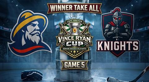 Winner take all Game 5 for Vince Ryan Cup Saturday night in Membertou 8pm