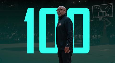 Coach Casey Goes For 100