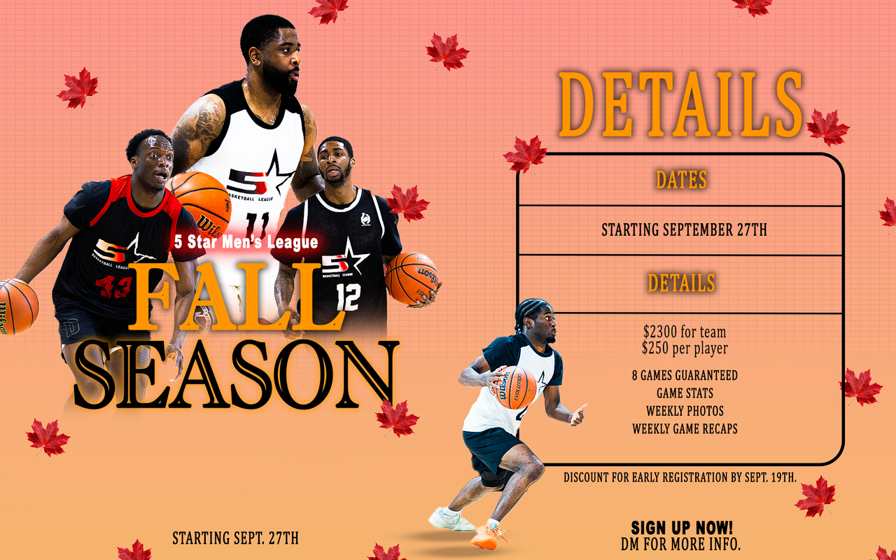 REGISTER NOW! STARTING SEPTEMBER 27TH