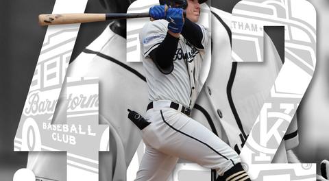 Evan Morrison wins the Intercounty Baseball League's Batting Crown