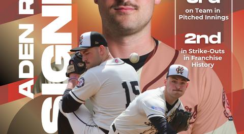 The return of right-handed pitcher Aden Ryan