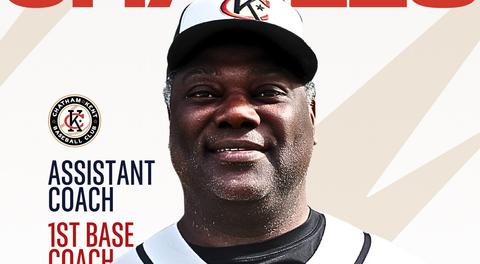 1st Base Coach Steve Charles returns to the Barnstormers