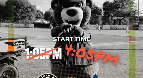 August 30, 2026 game time change