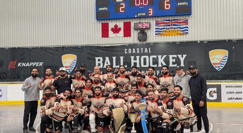 White Rock Ball Hockey Goes 4 for 4 at the Coastal Championships!