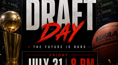 It's draft day! livestream tonight at 8 pm!