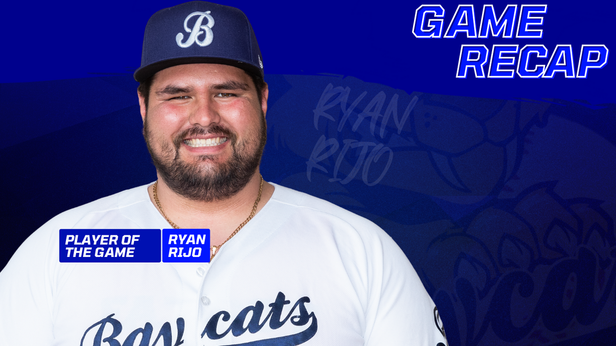 Ryan Rijo News: GAME RECAP: Baycats Beat Panthers in Afternoon Home Game - Barrie ...